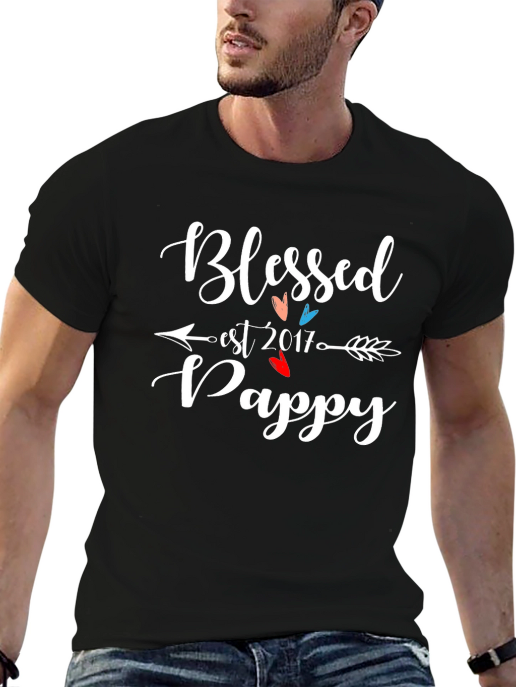 Blessed Pappy Est 2017 T-Shirt