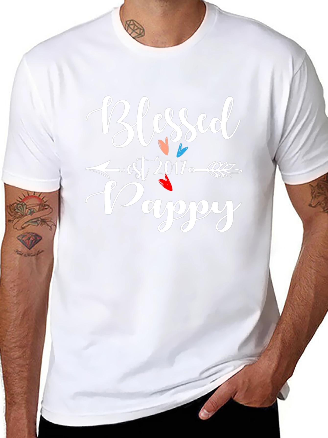 Blessed Pappy Est 2017 T-Shirt