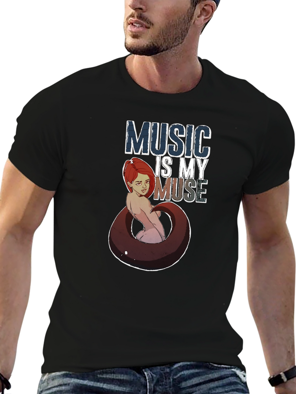 Music Is My Muse Graphic T-Shirt