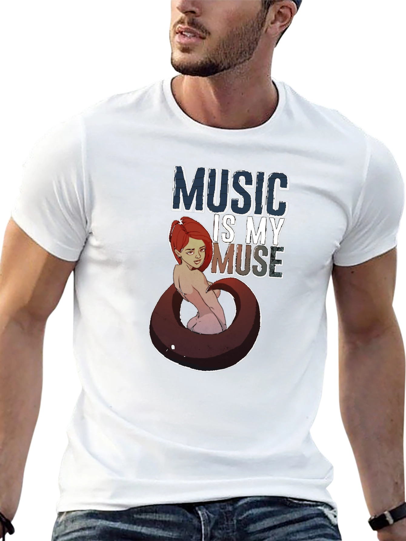 Music Is My Muse Graphic T-Shirt