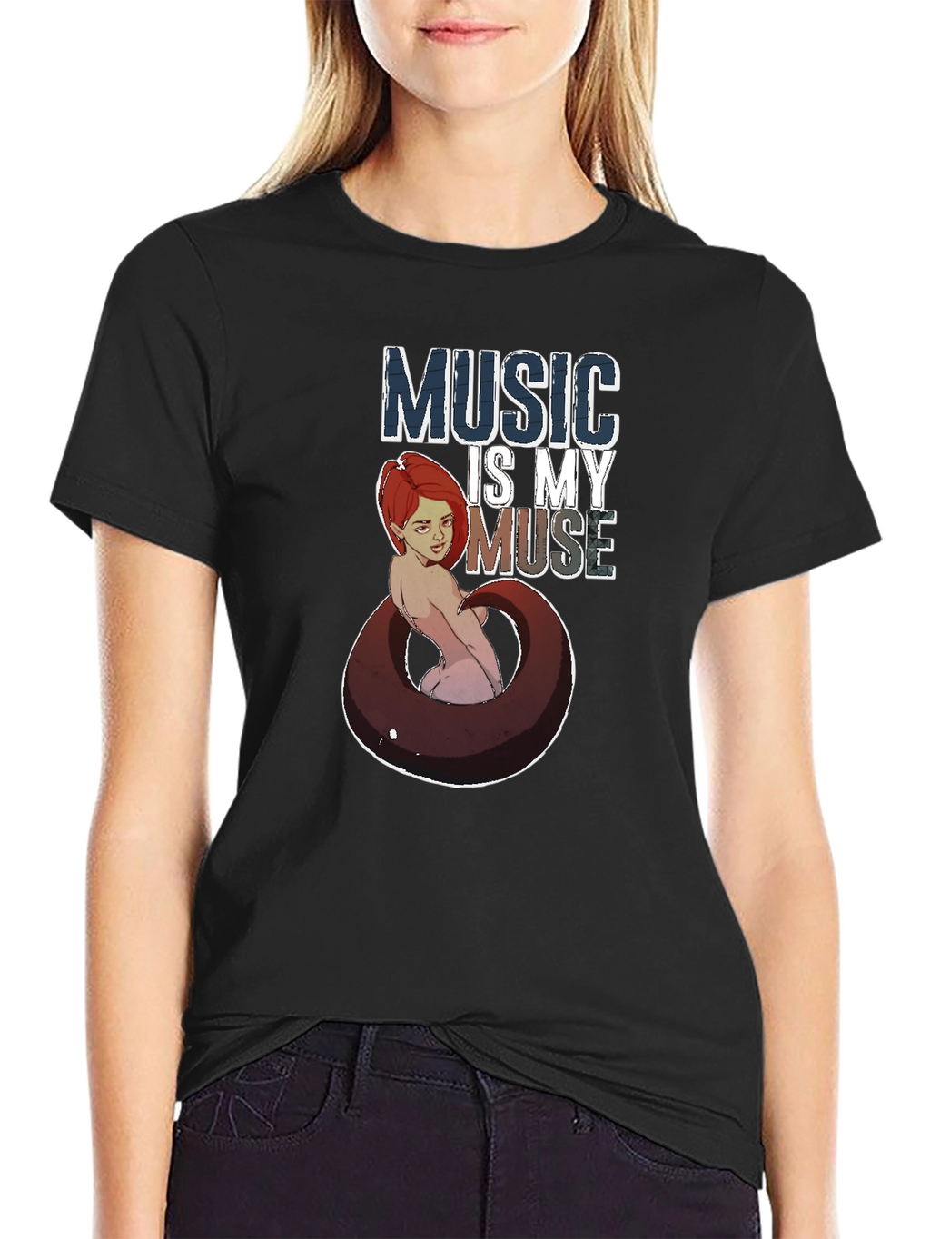 Music Is My Muse Graphic T-Shirt