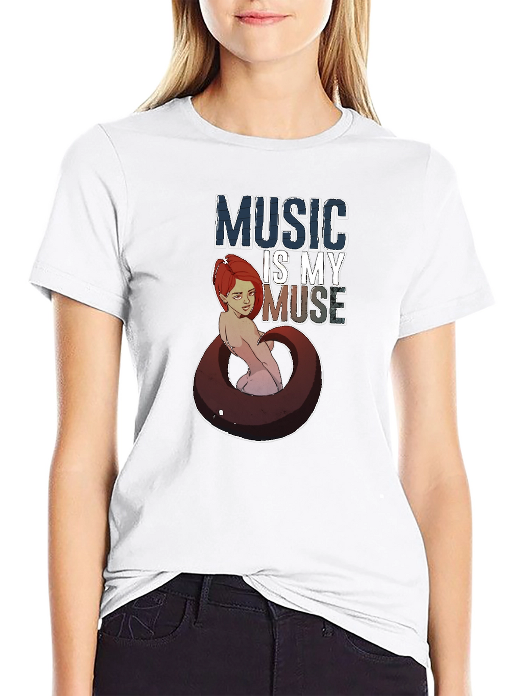 Music Is My Muse Graphic T-Shirt