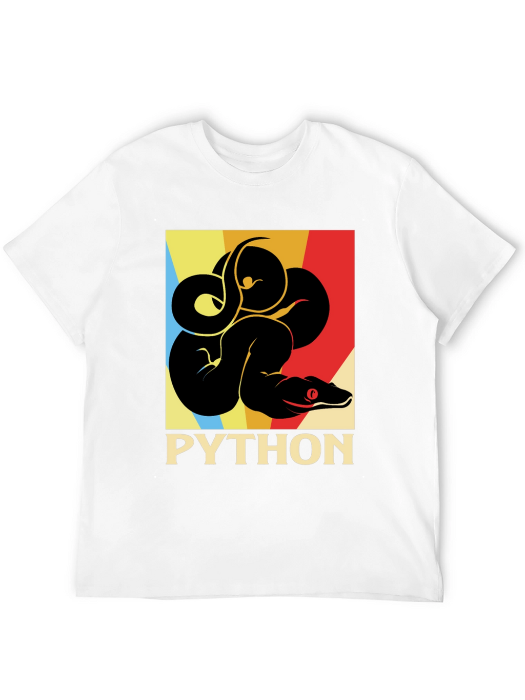 Python Snake Retro Graphic T-Shirt