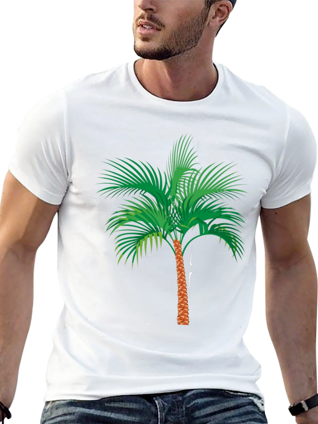 Palm Tree Graphic Tee - Tropical Vibe Shirt