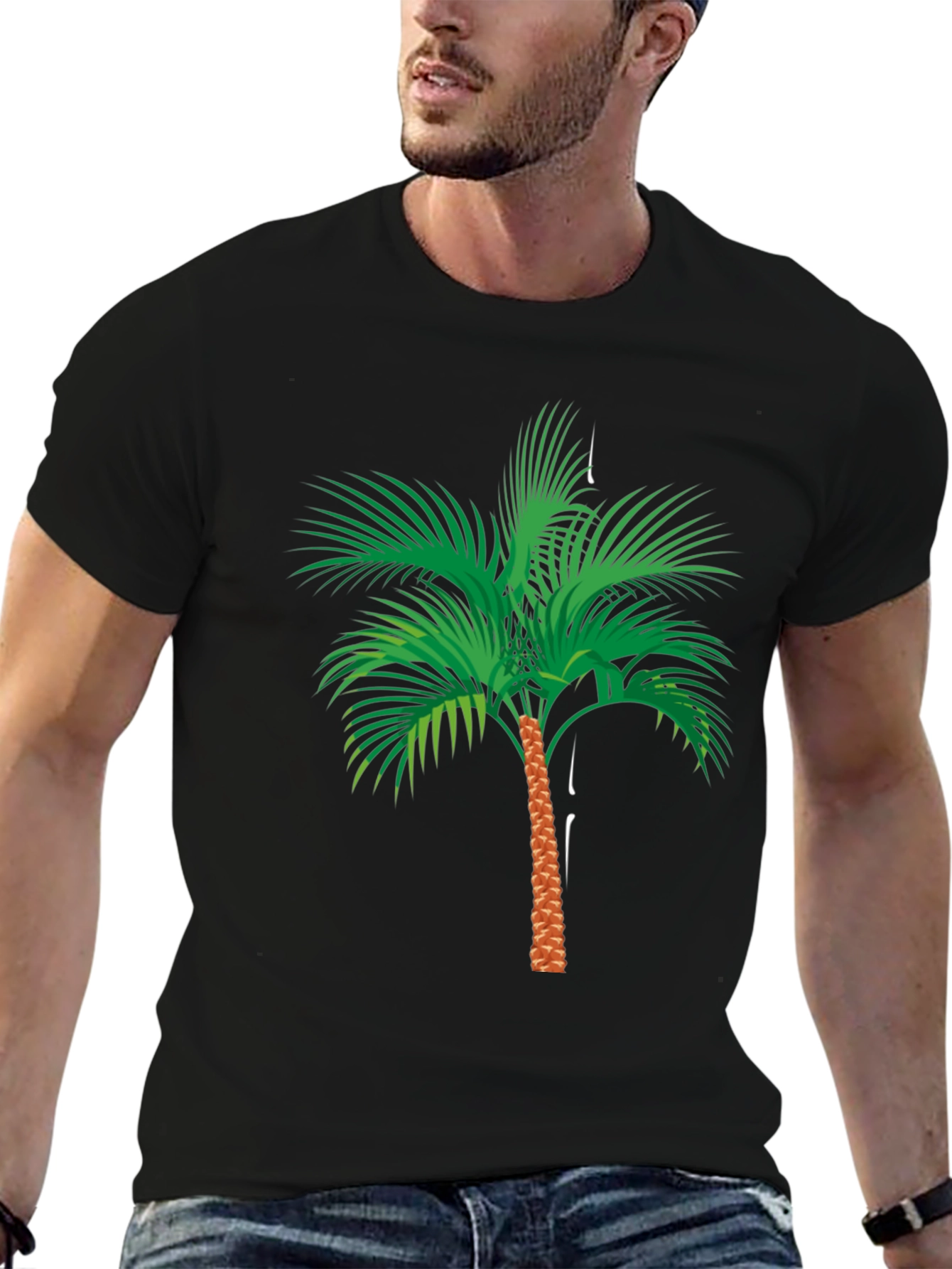 Palm Tree Graphic Tee - Tropical Vibe Shirt