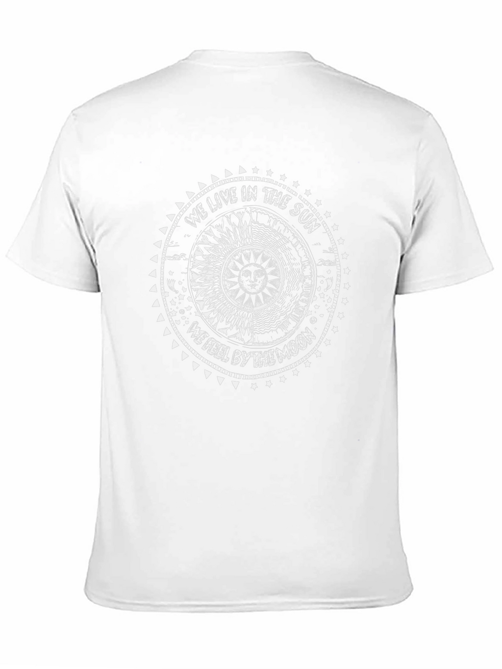 Sun & Moon Graphic Tee - Celestial Black T-Shirt