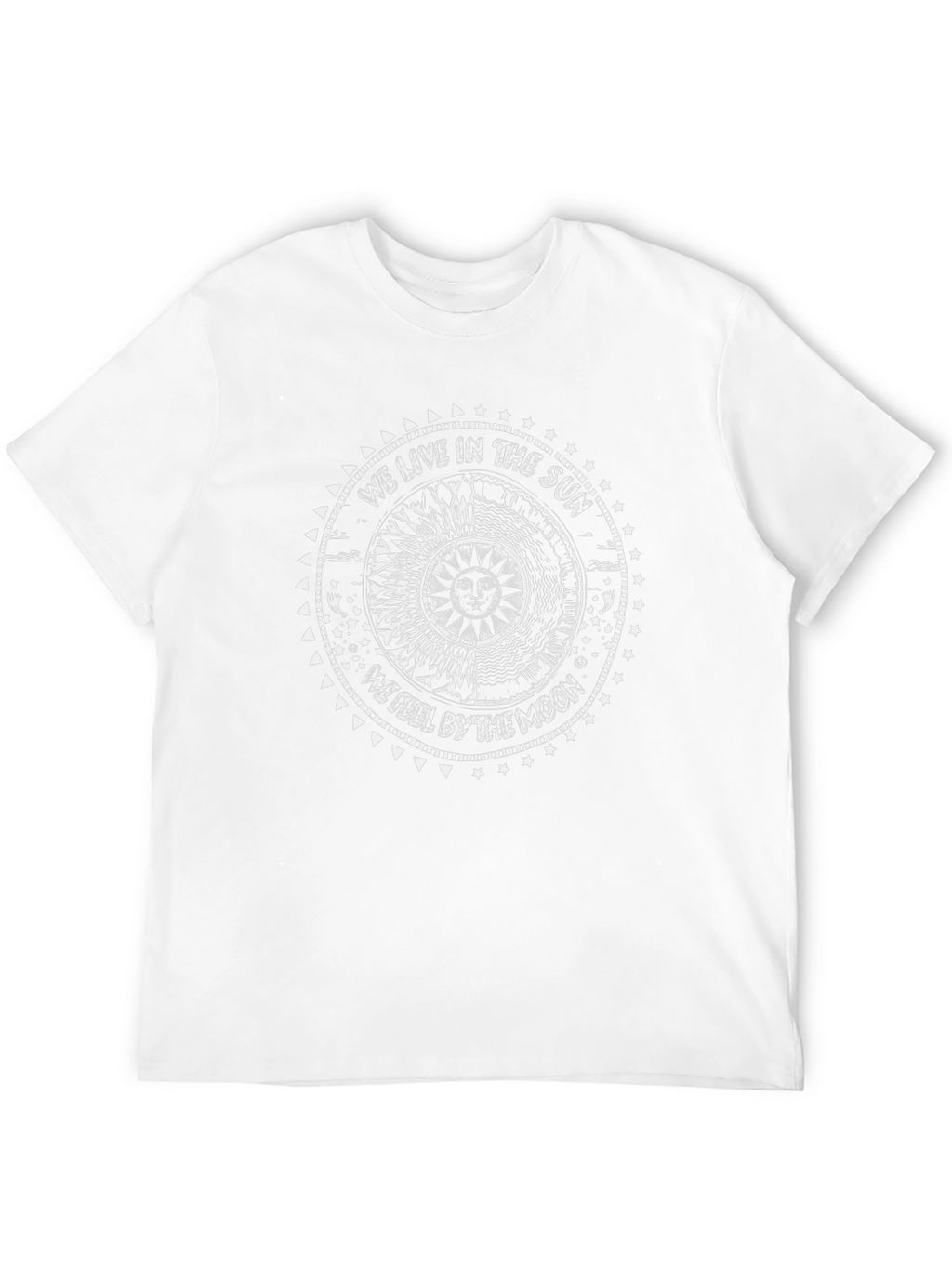 Sun & Moon Graphic Tee - Celestial Black T-Shirt