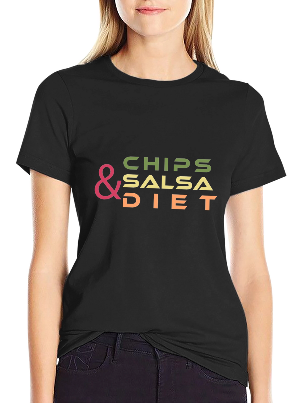 Chips & Salsa Diet Graphic T-Shirt