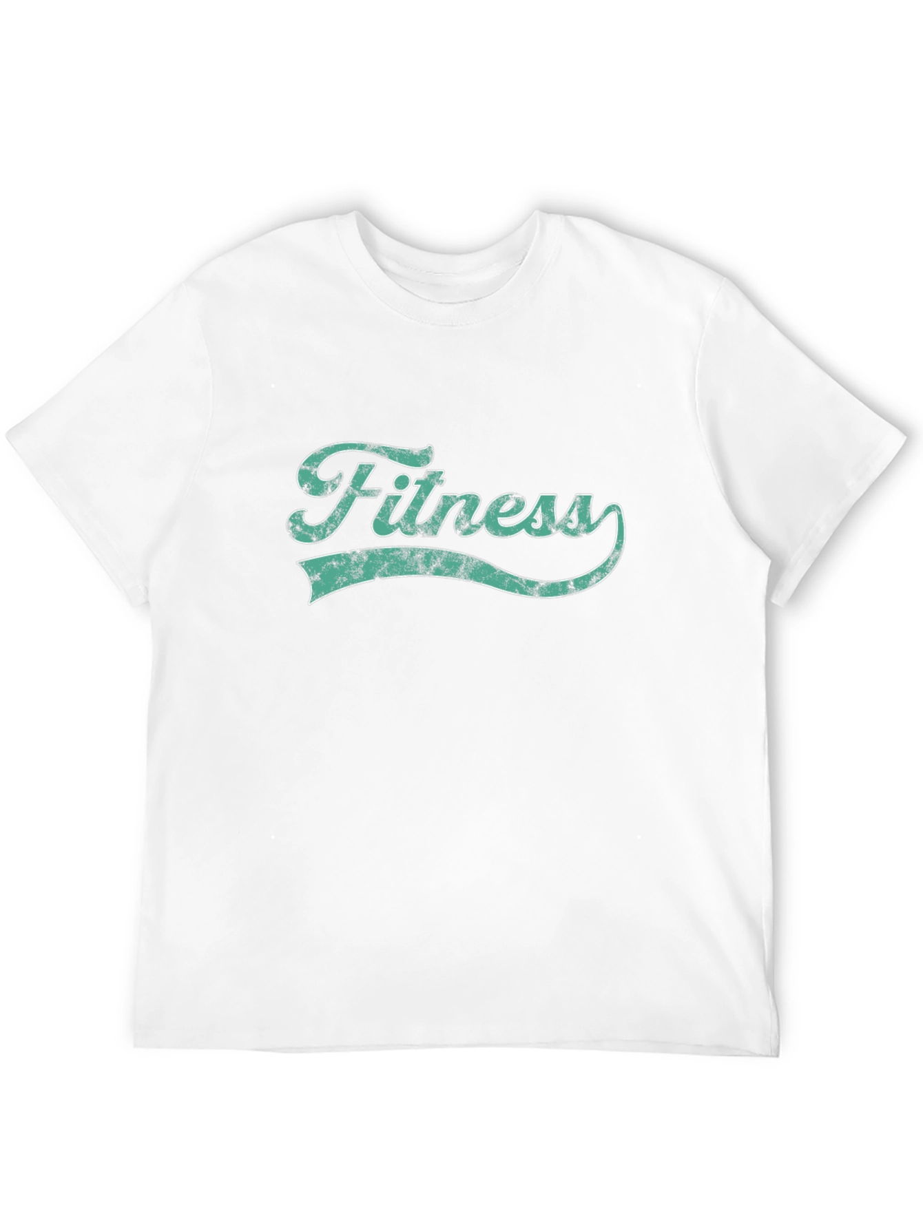 Vintage Fitness Graphic Tee - Black