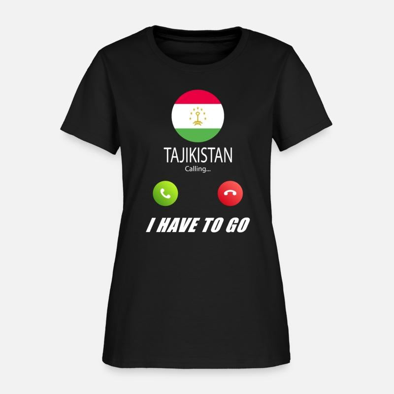 Tajikistan is calling Is calling Flag Saying