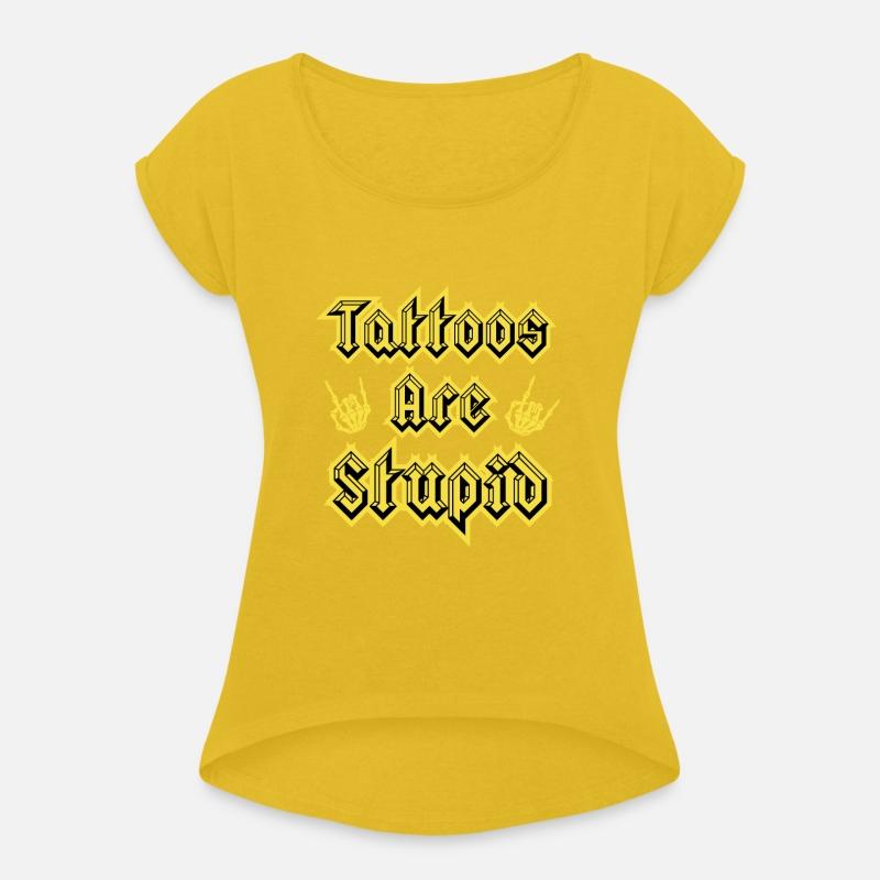 Tattoos are stupid Rock Design