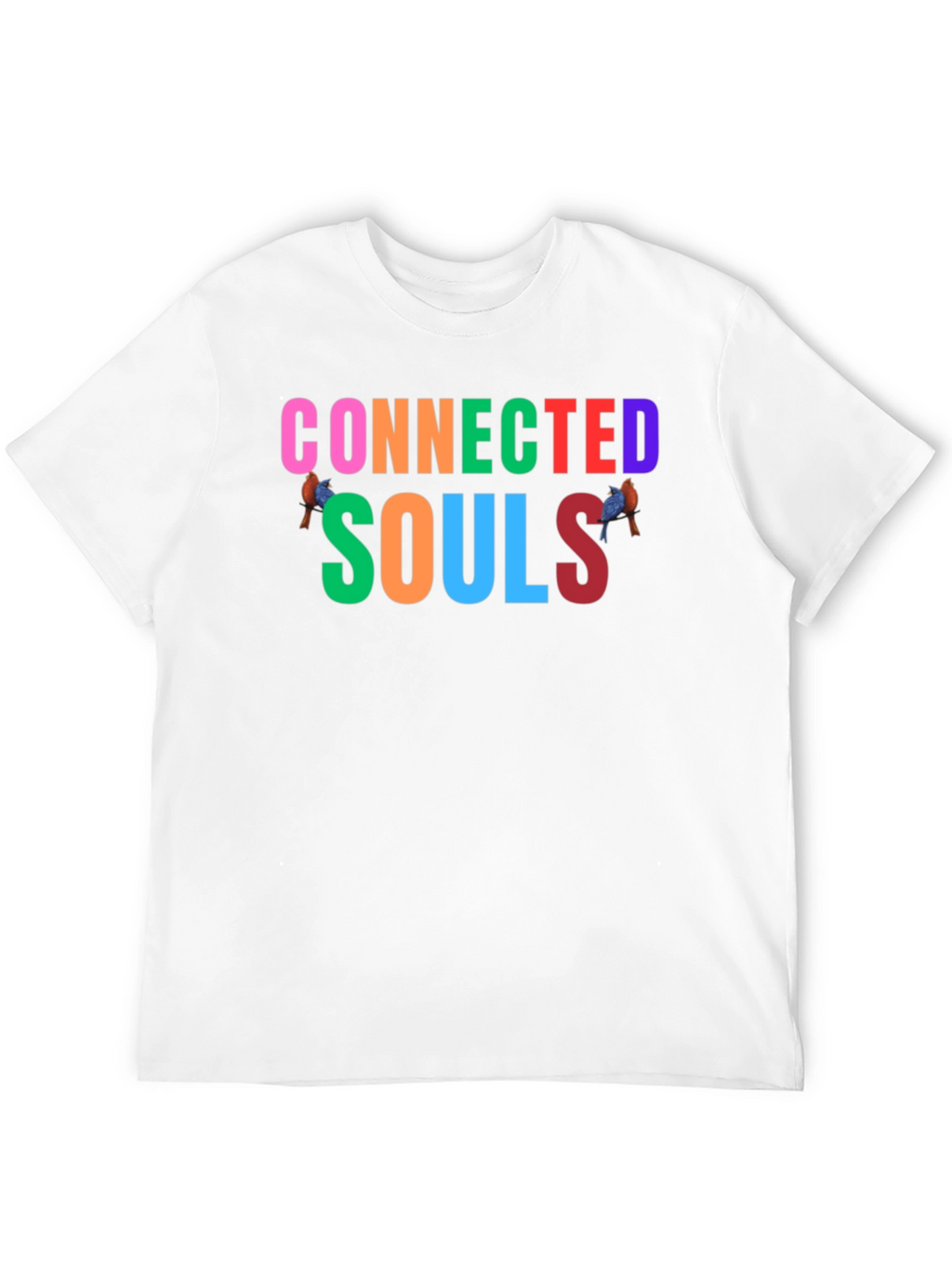 Connected Souls Graphic Tee - Black Casual Shirt
