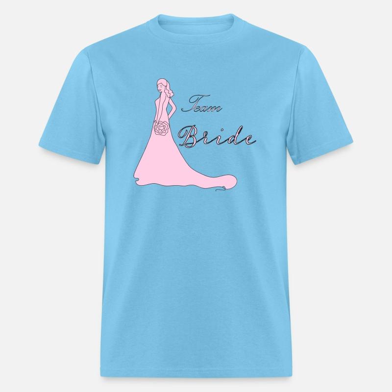 team bride pink silhouette bachelorette party