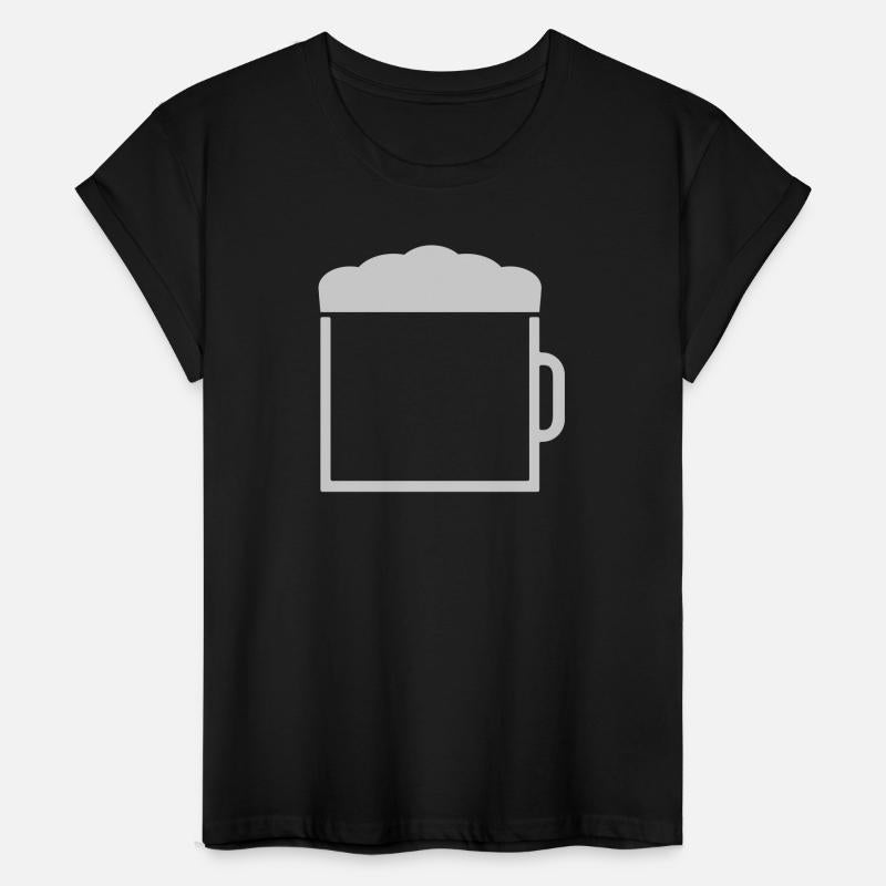 Text frame beer glass