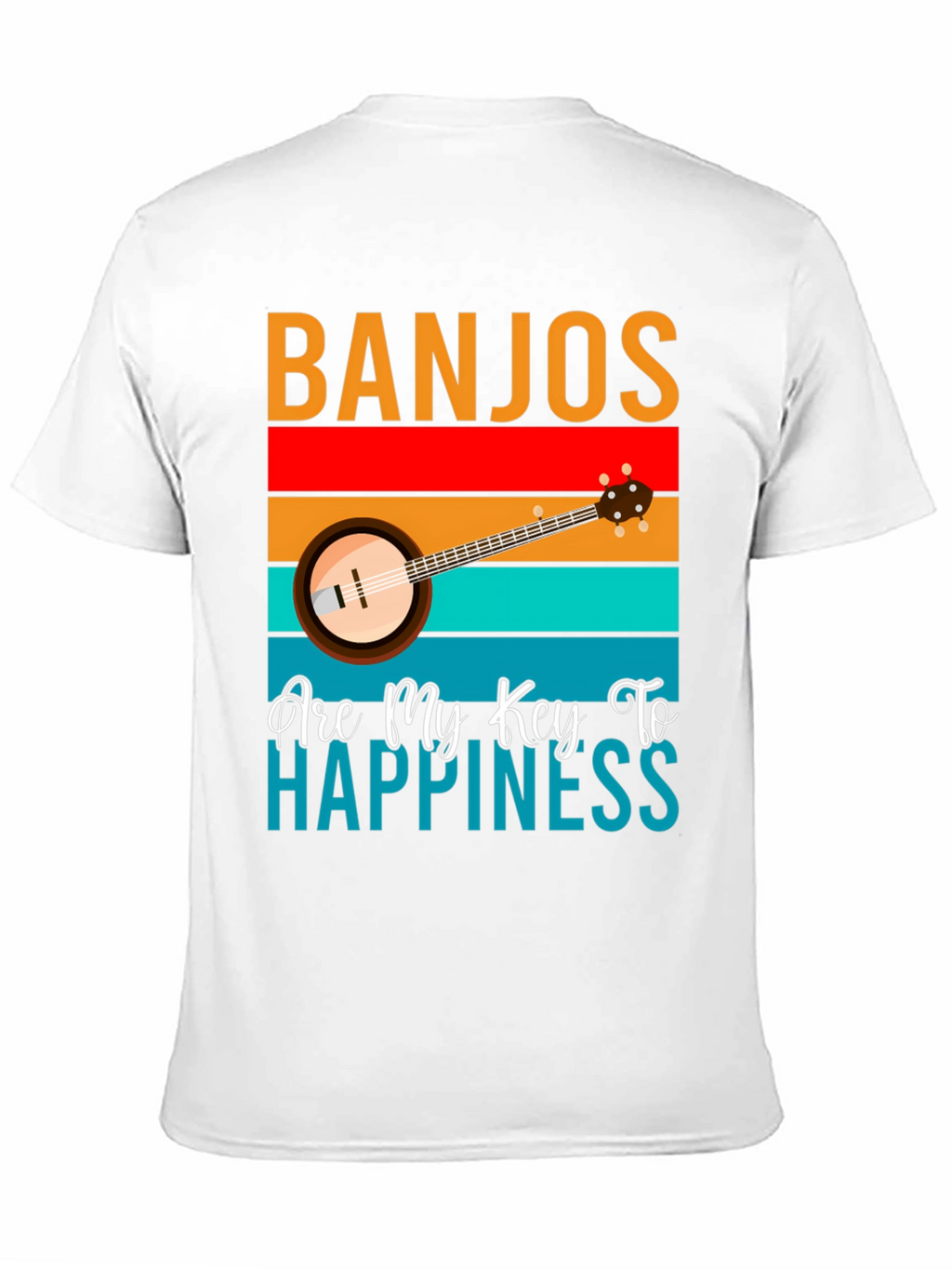 Banjos Are My Key To Happiness T-Shirt