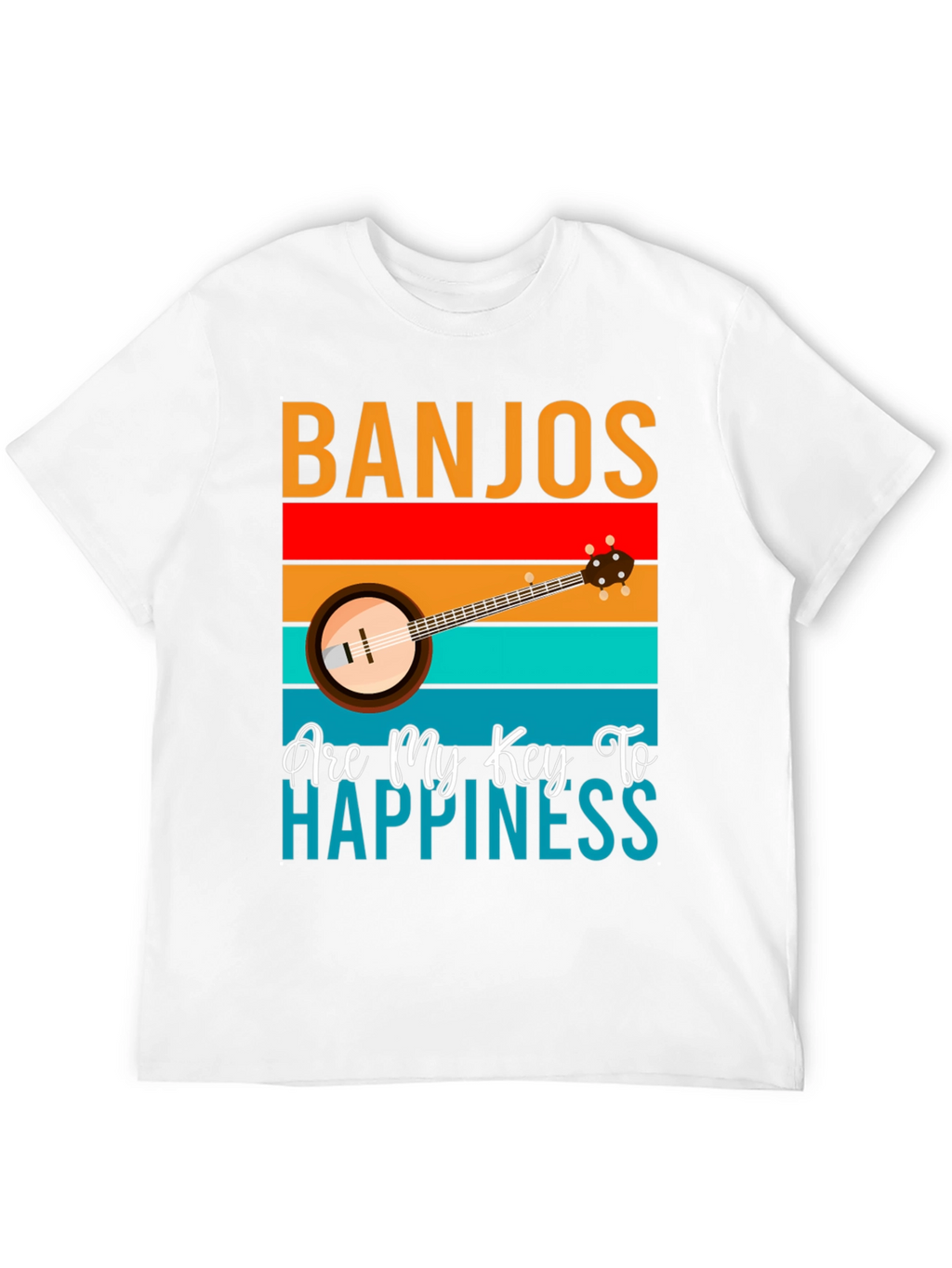 Banjos Are My Key To Happiness T-Shirt