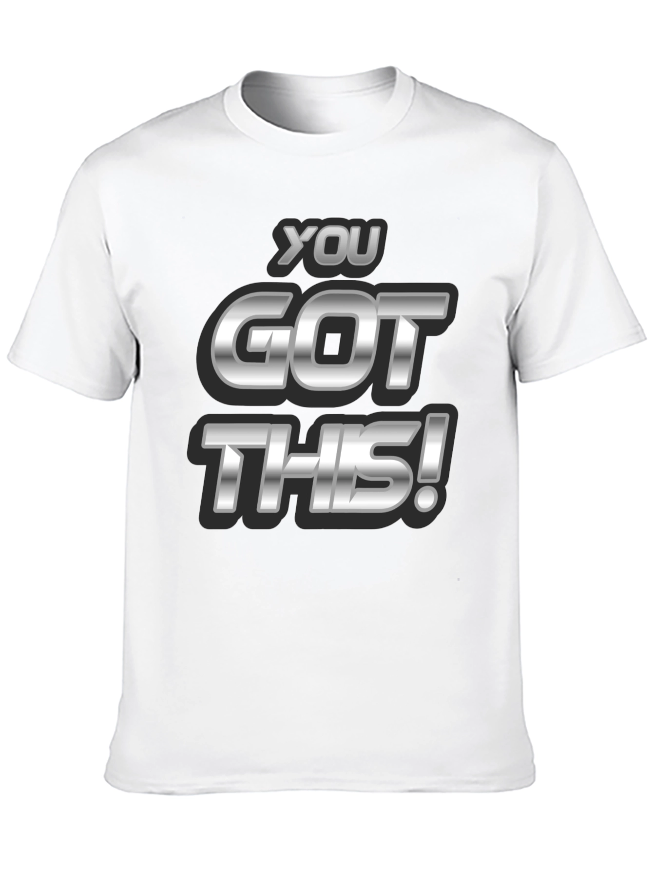 You Got This! Black Graphic Tee - Motivational T-Shirt