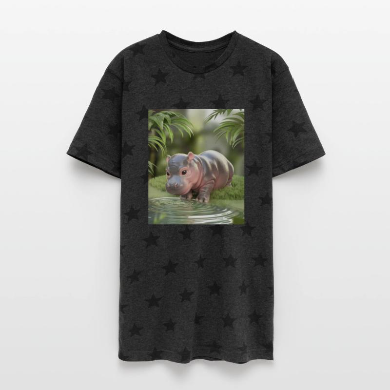 Thailand baby cute hippo, baby pygmy hippopotamus