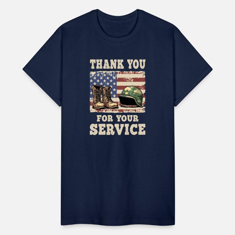 Thank You For Your Service USA Flag