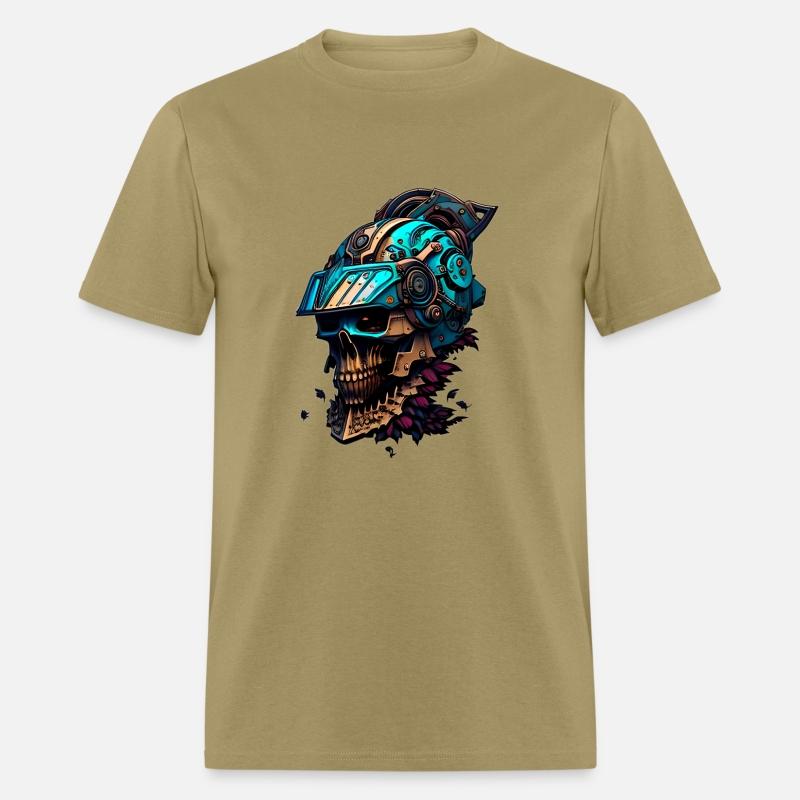 The Mechanical Death A Skull in a Visored Helmet