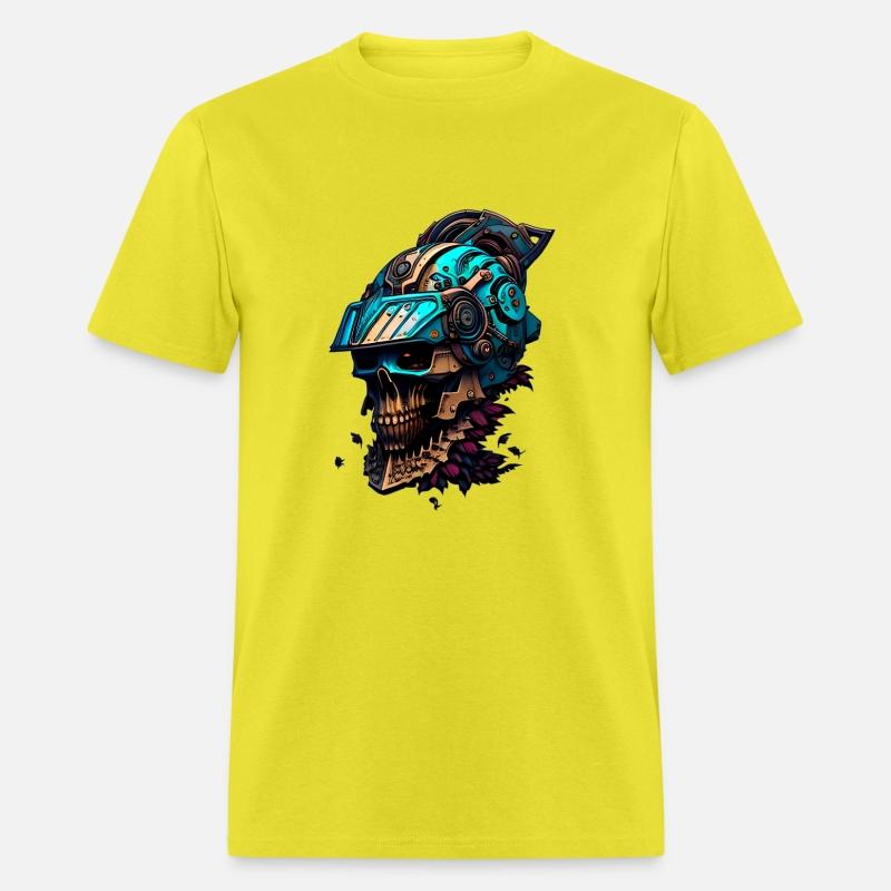 The Mechanical Death A Skull in a Visored Helmet