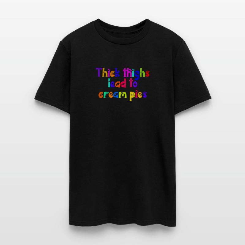 Thick thighs lead to cream pies colors