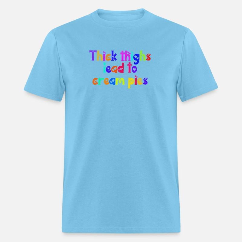 Thick thighs lead to cream pies colors