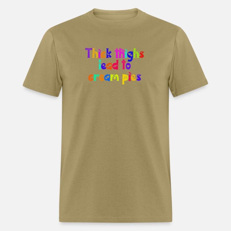 Thick thighs lead to cream pies colors