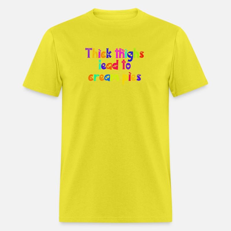 Thick thighs lead to cream pies colors