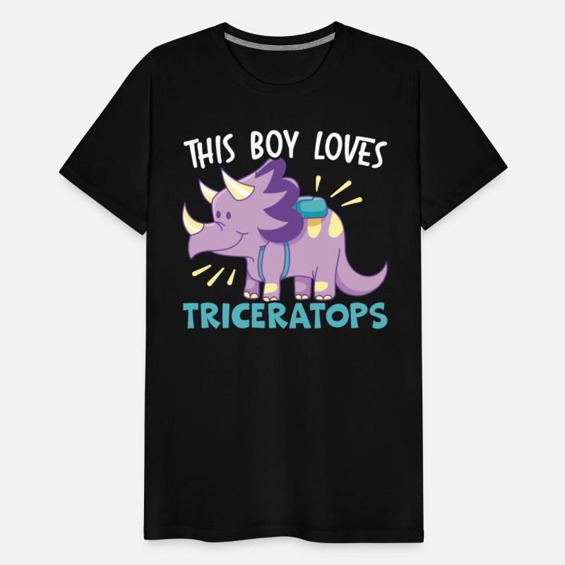 This Boy Loves Triceratops Dinosaur Prehistoric