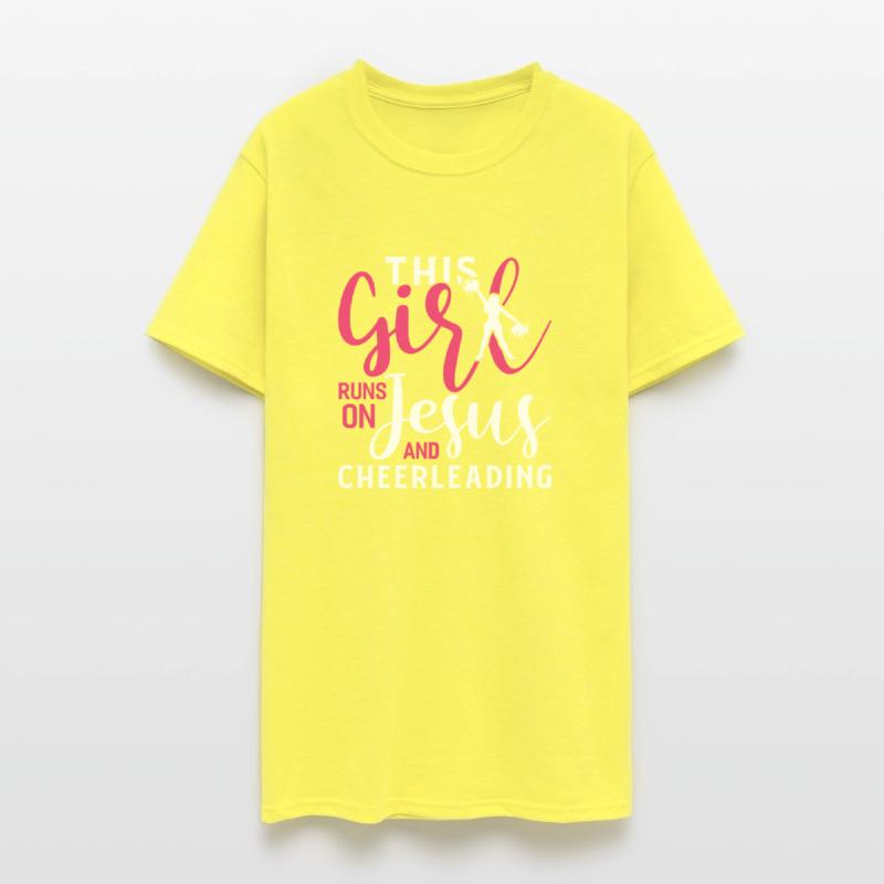 This Girl Runs On Jesus And Cheer Funny