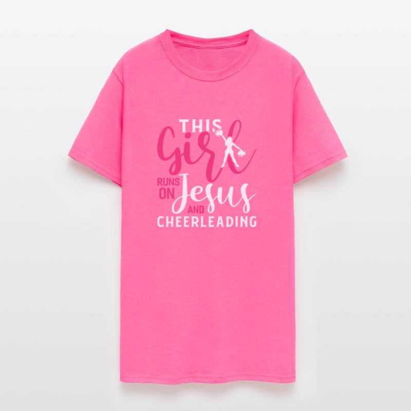 This Girl Runs On Jesus And Cheer Funny