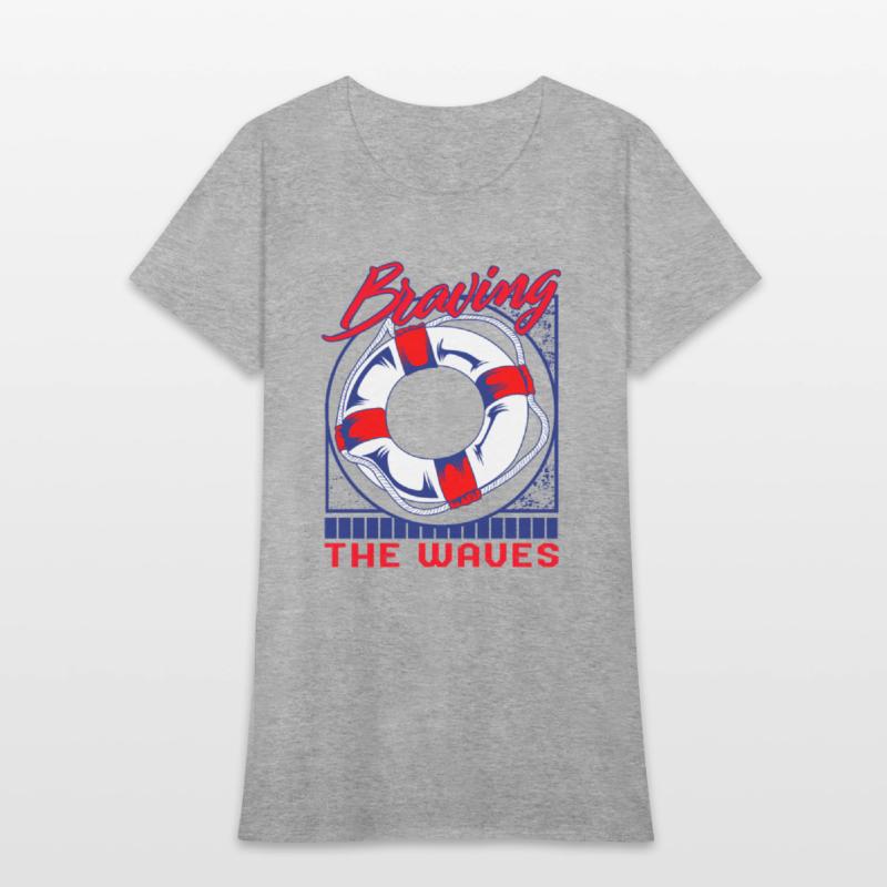 Titanic Shirt, Braving The Waves Tee, Gift For