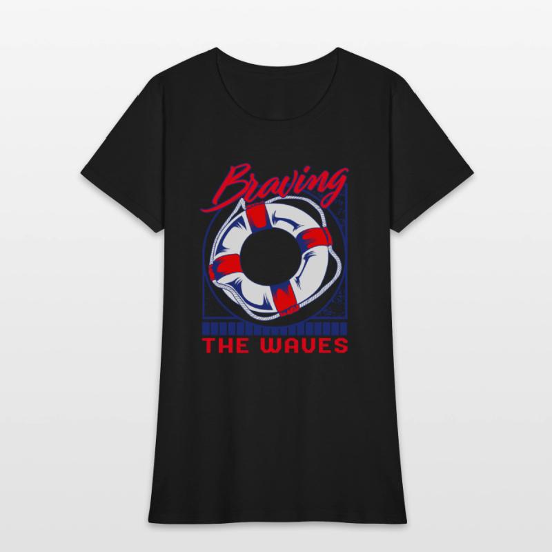 Titanic Shirt, Braving The Waves Tee, Gift For