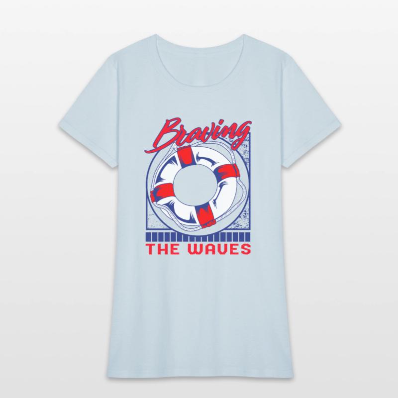 Titanic Shirt, Braving The Waves Tee, Gift For
