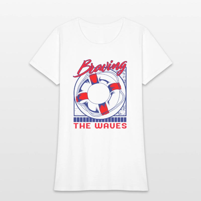 Titanic Shirt, Braving The Waves Tee, Gift For
