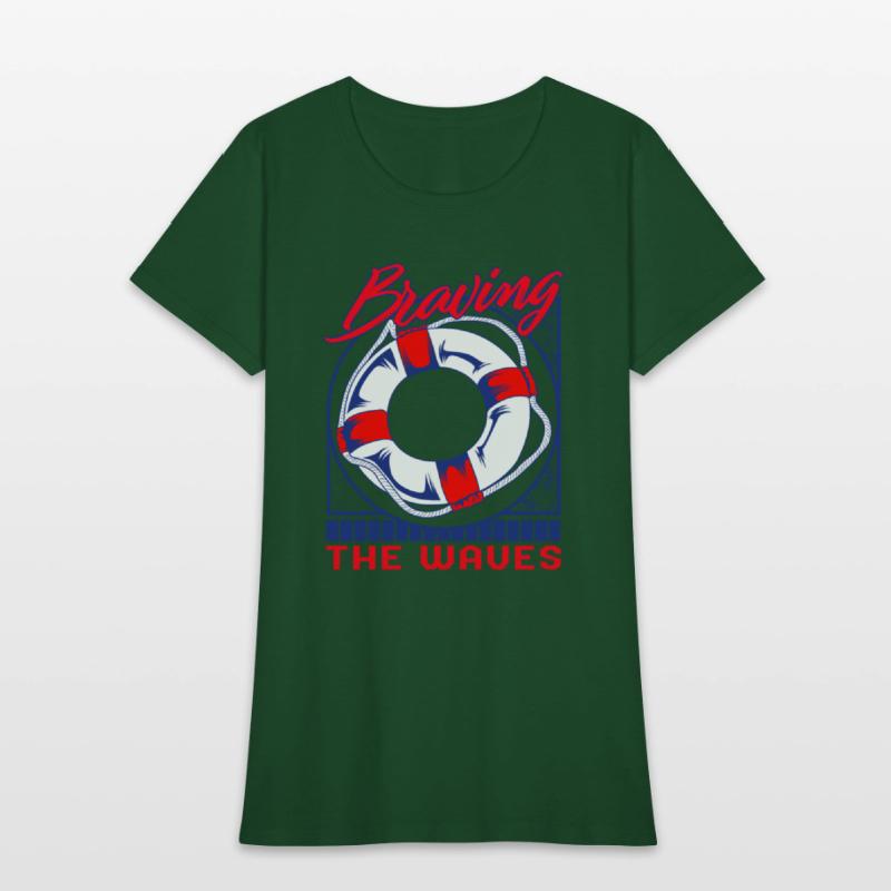 Titanic Shirt, Braving The Waves Tee, Gift For