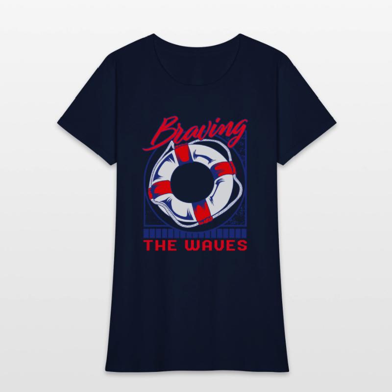 Titanic Shirt, Braving The Waves Tee, Gift For