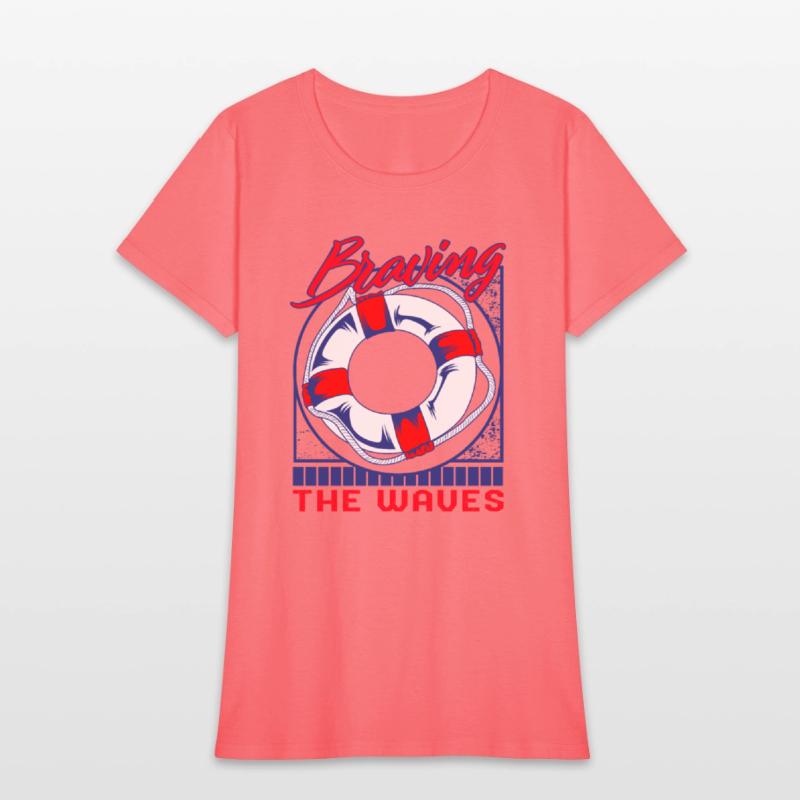 Titanic Shirt, Braving The Waves Tee, Gift For