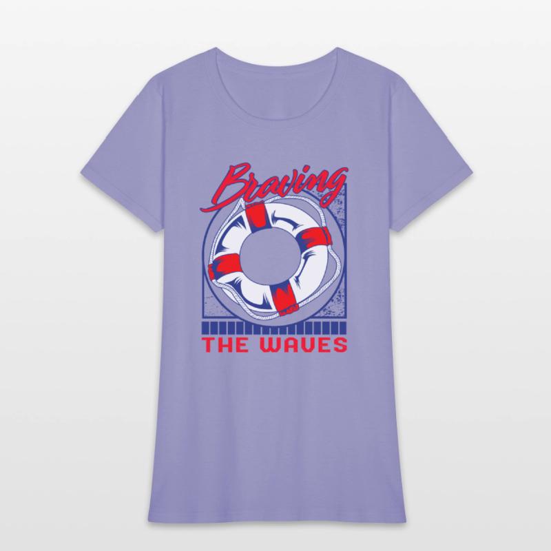 Titanic Shirt, Braving The Waves Tee, Gift For