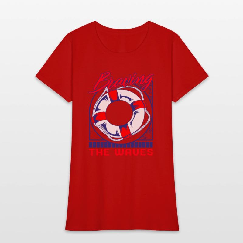 Titanic Shirt, Braving The Waves Tee, Gift For