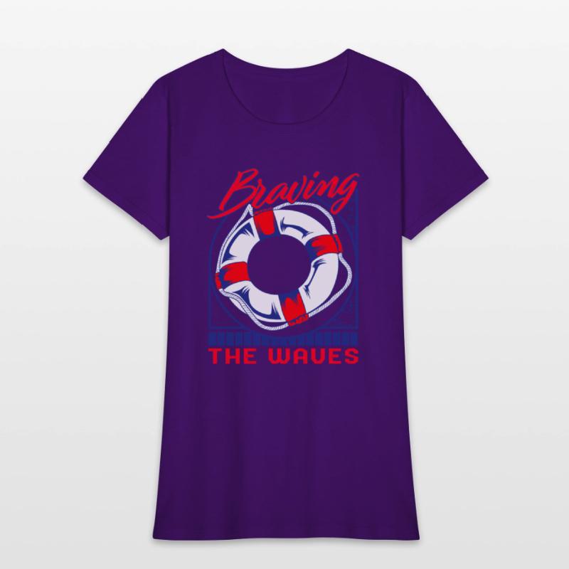 Titanic Shirt, Braving The Waves Tee, Gift For