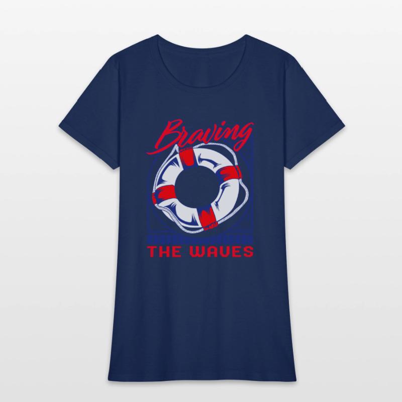 Titanic Shirt, Braving The Waves Tee, Gift For