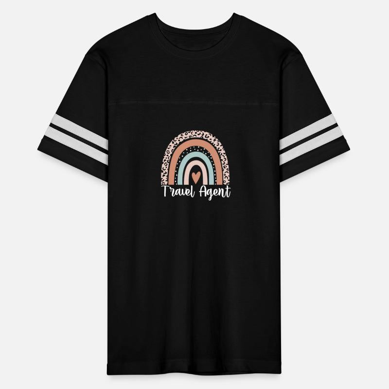 Travel Agent Rainbow Leopard Funny Travel Agent