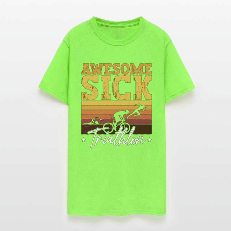 Triathlon Awesome Sick Triathlon Triathletes Race