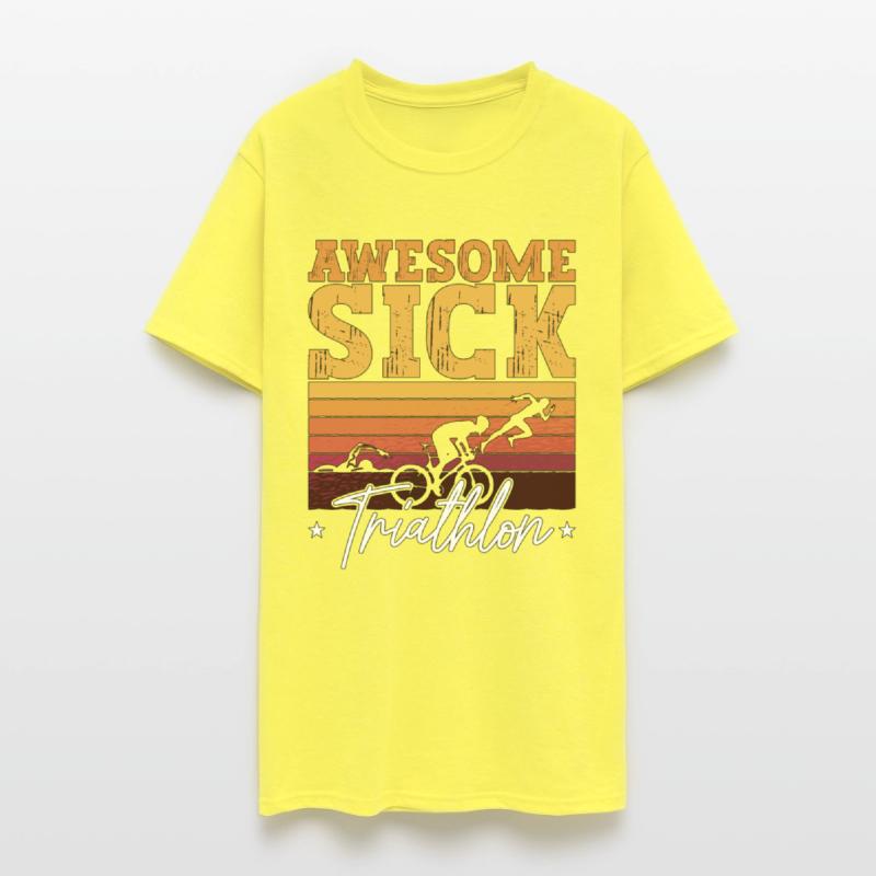 Triathlon Awesome Sick Triathlon Triathletes Race