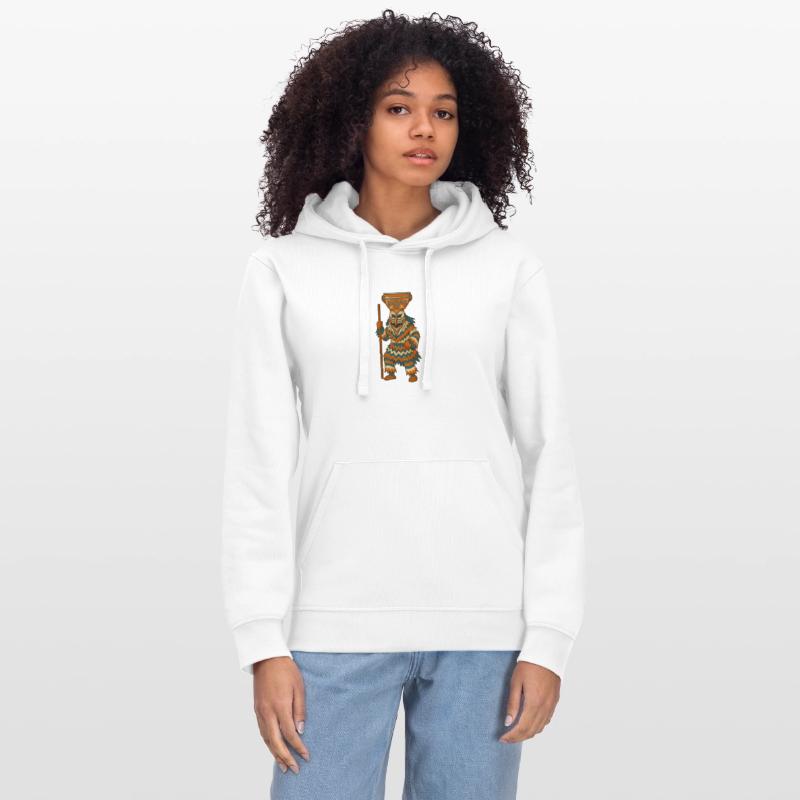 Tribal Masked Warrior Illustration