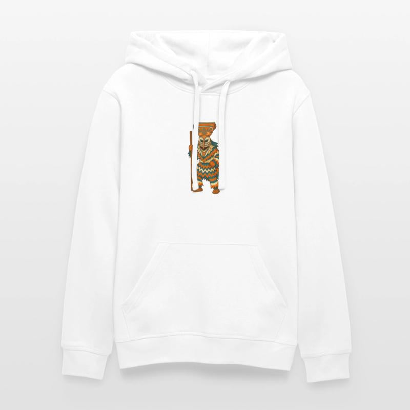 Tribal Masked Warrior Illustration