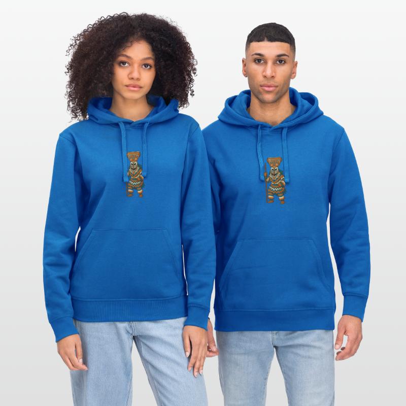 Tribal Masked Warrior Illustration