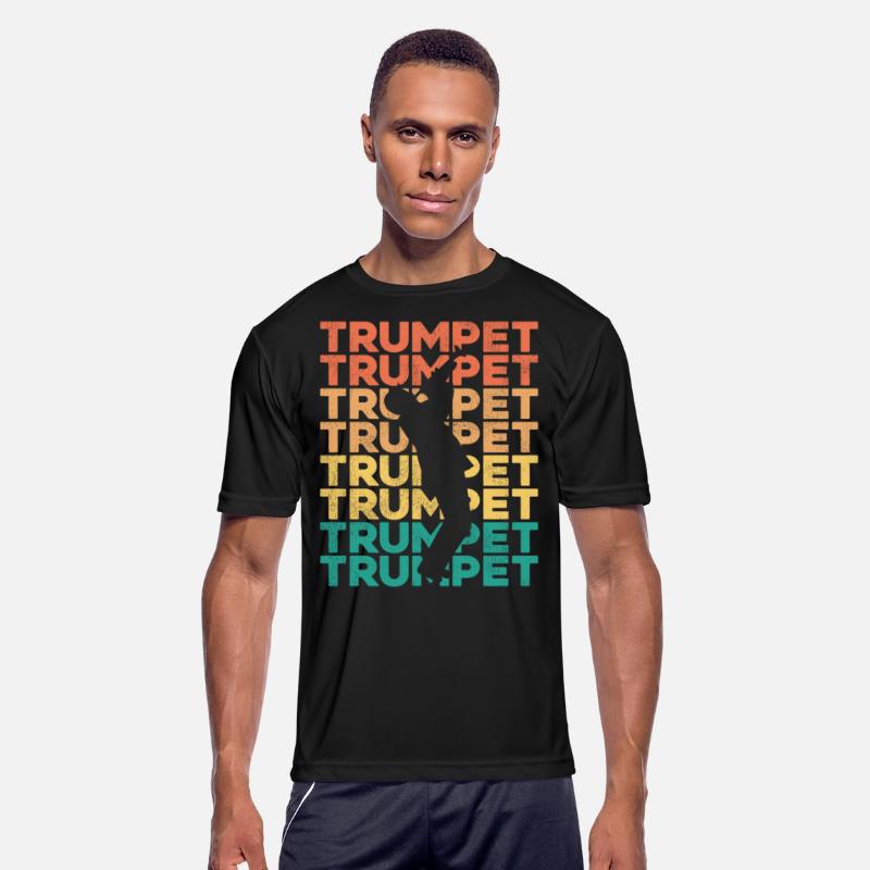 Trumpet Player Retro Vintage